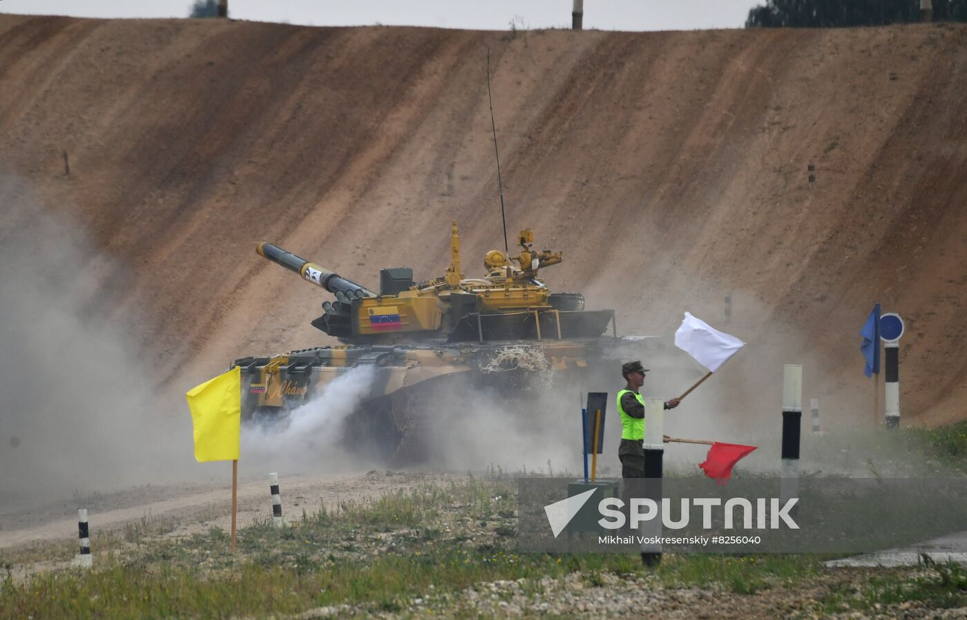 Russia Army Games Tank Biathlon