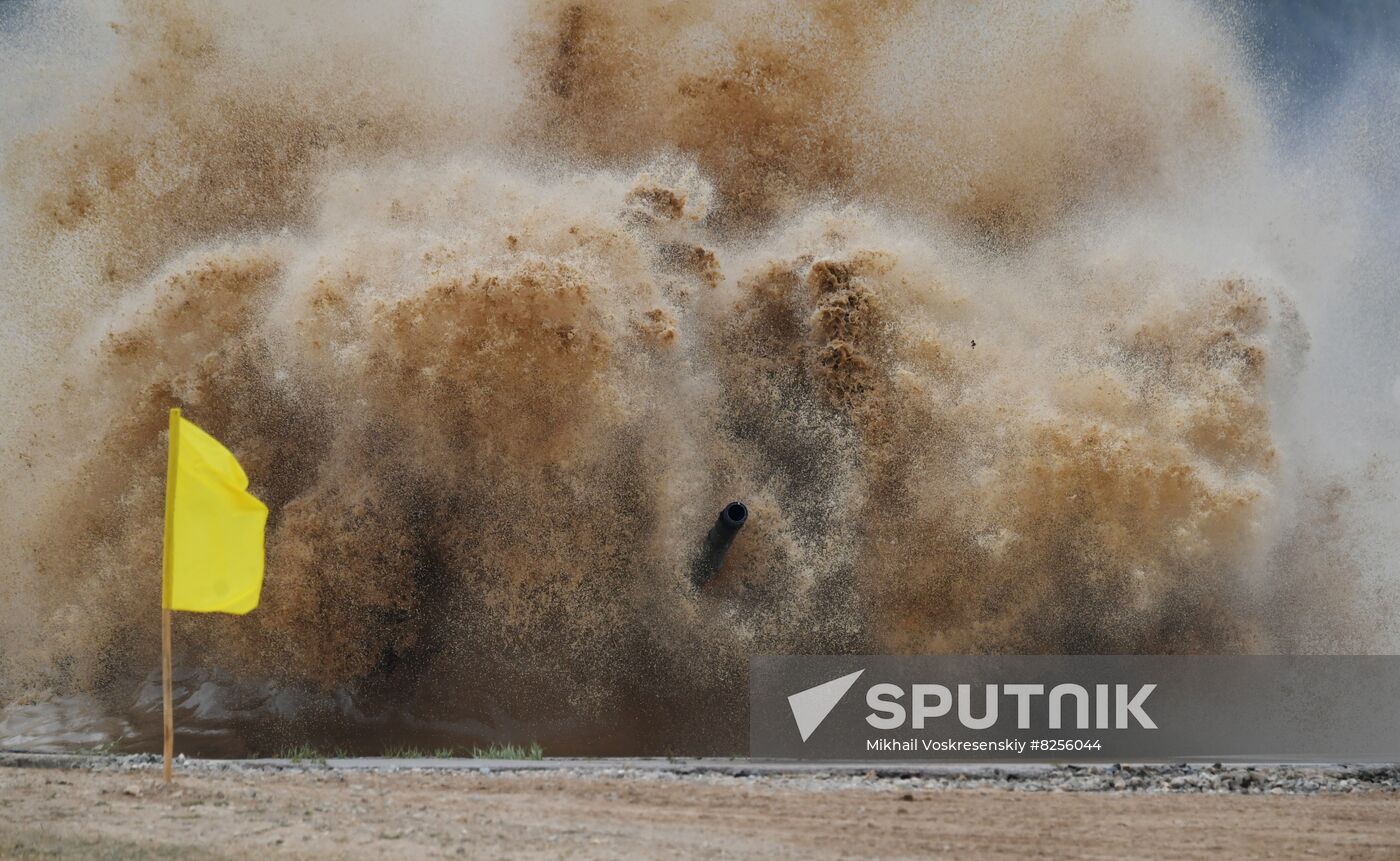 Russia Army Games Tank Biathlon