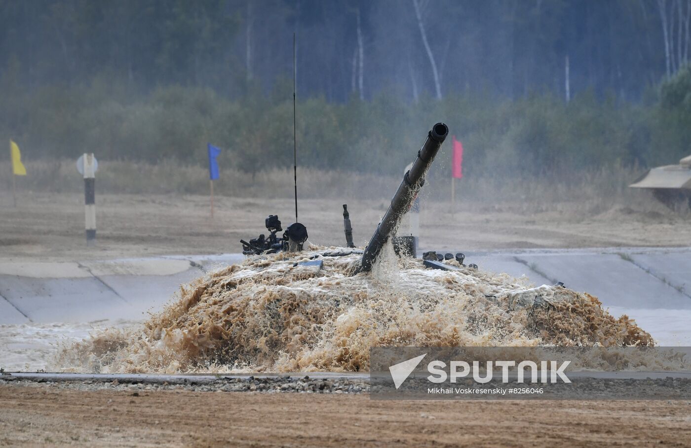Russia Army Games Tank Biathlon