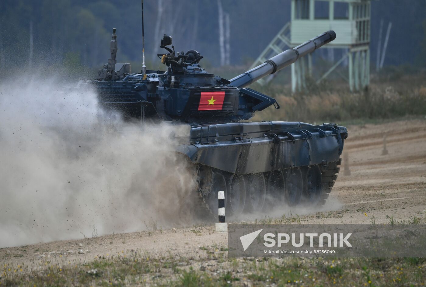 Russia Army Games Tank Biathlon