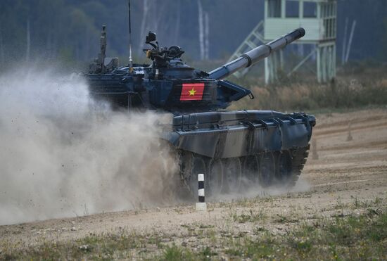 Russia Army Games Tank Biathlon