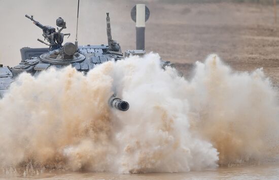 Russia Army Games Tank Biathlon