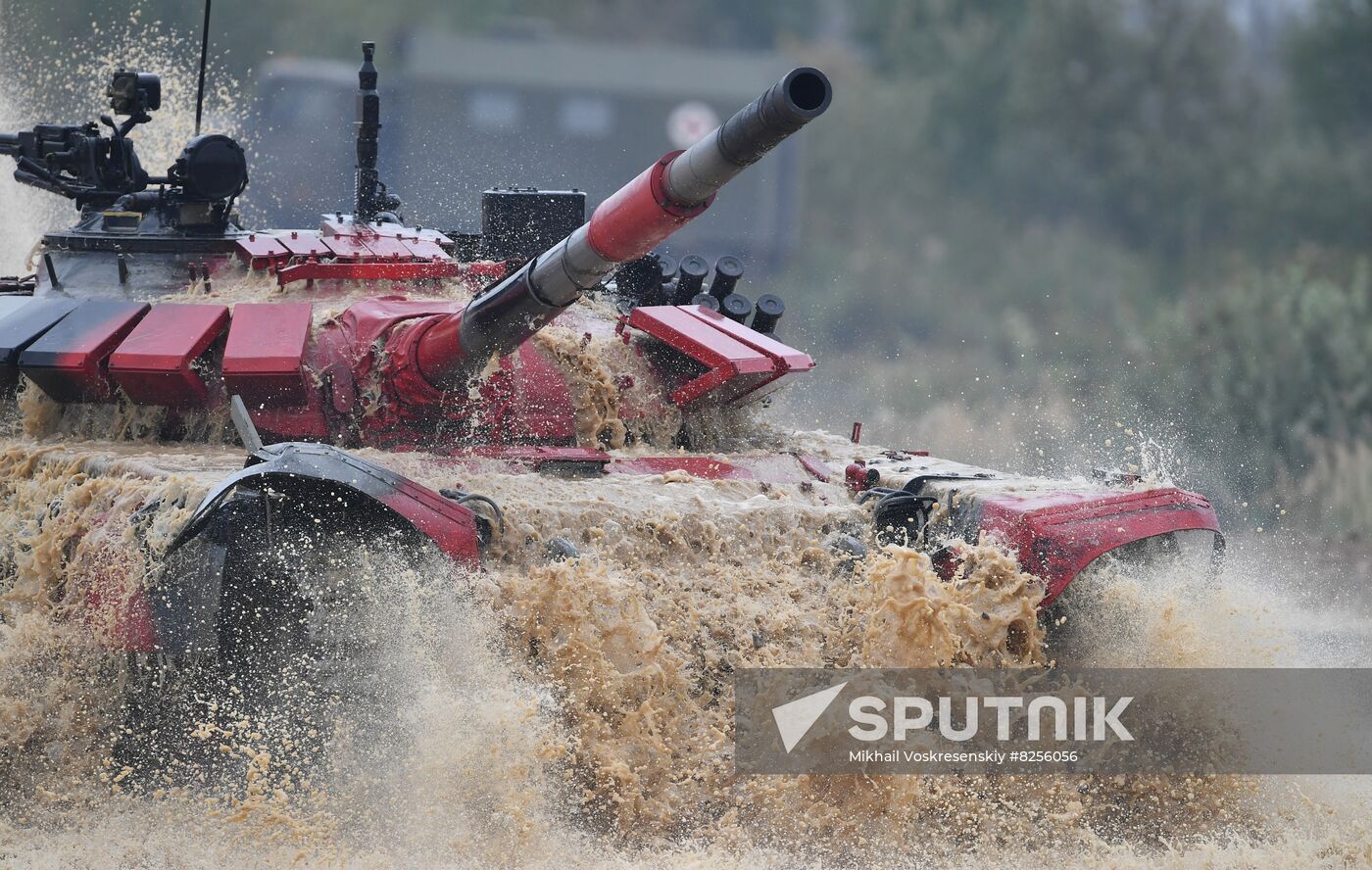 Russia Army Games Tank Biathlon