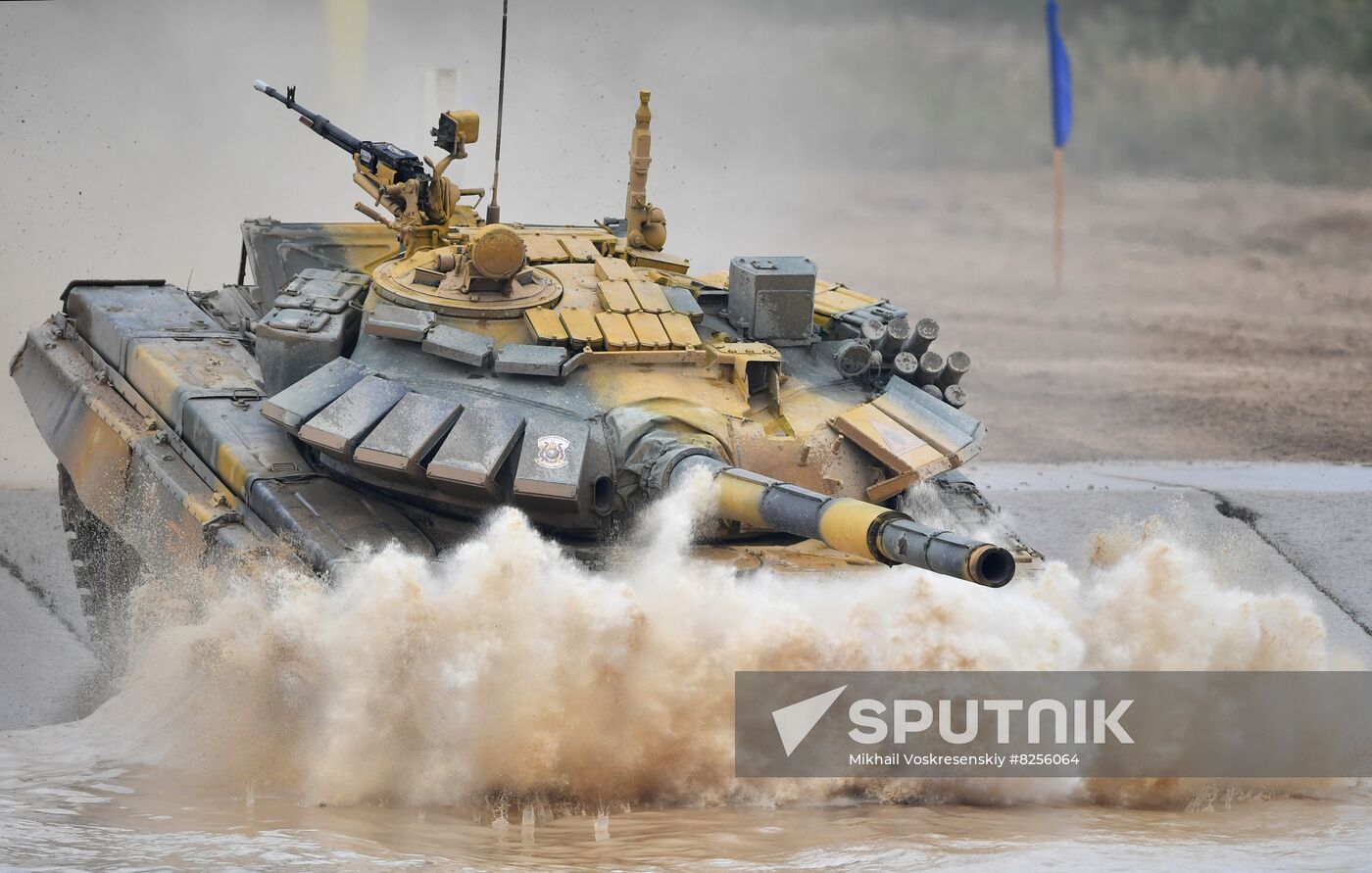 Russia Army Games Tank Biathlon