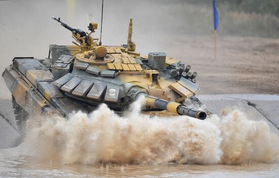 Russia Army Games Tank Biathlon