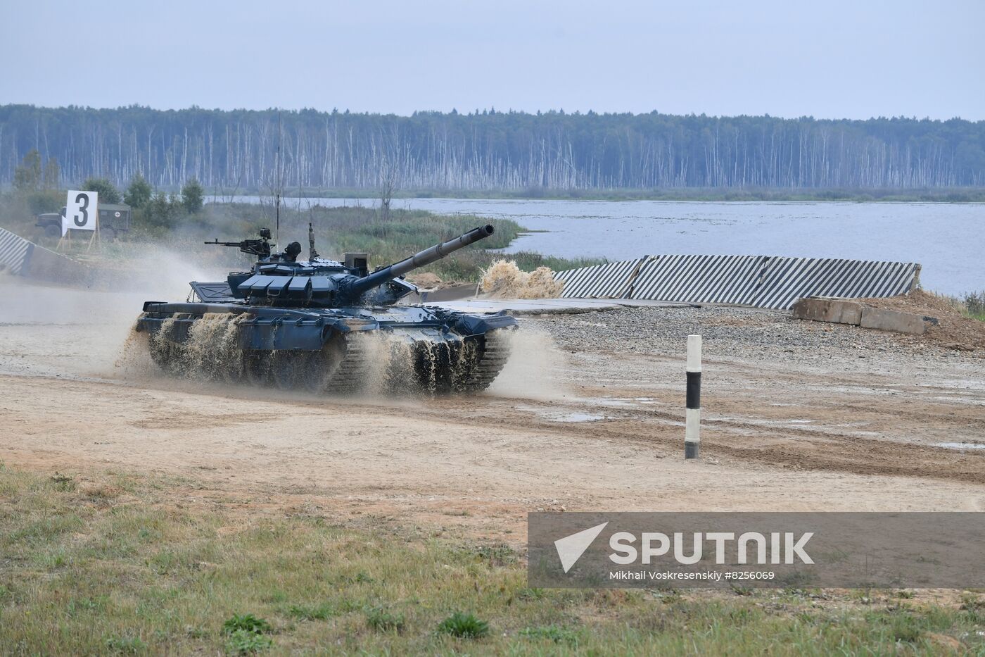 Russia Army Games Tank Biathlon