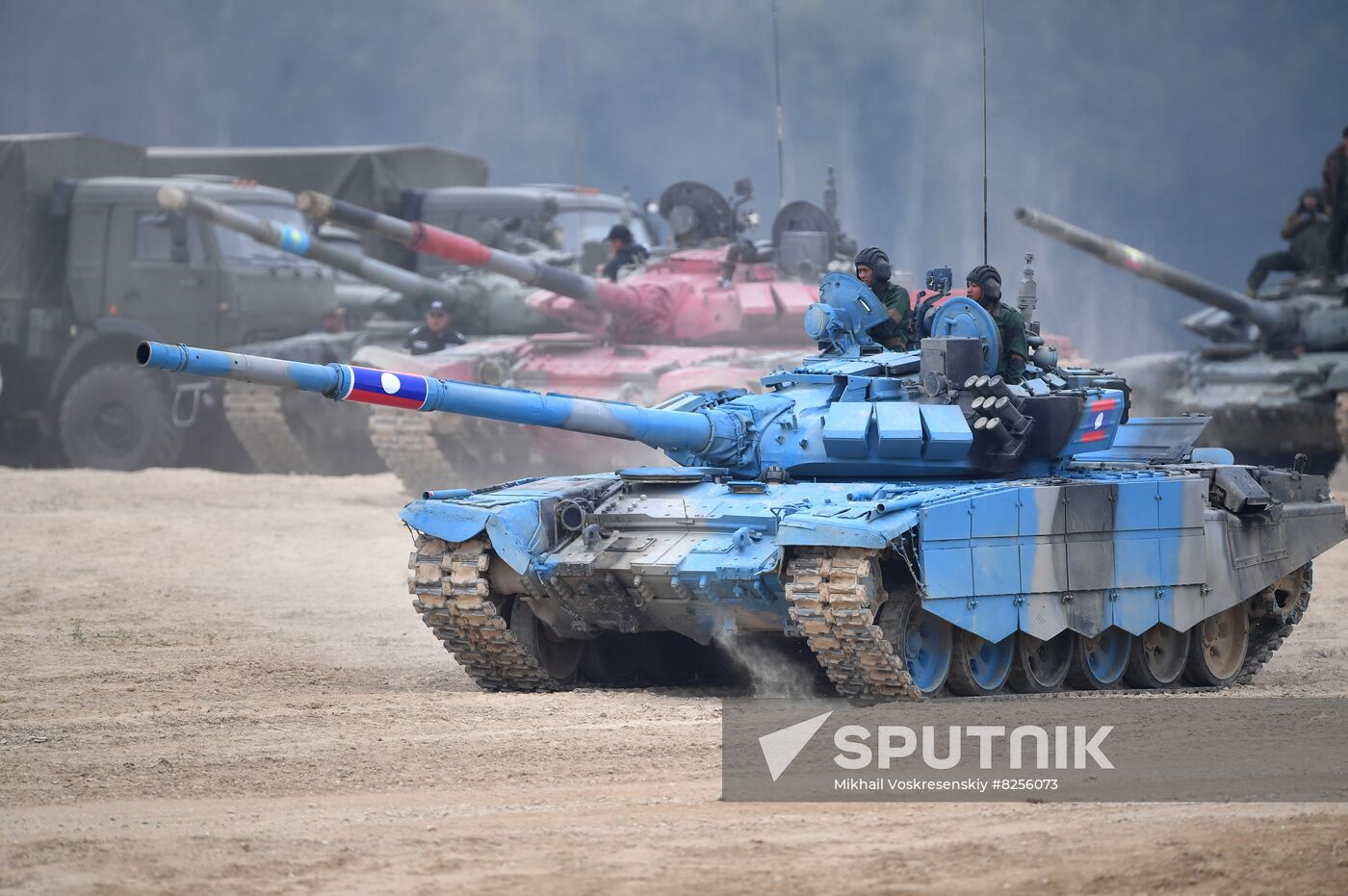 Russia Army Games Tank Biathlon