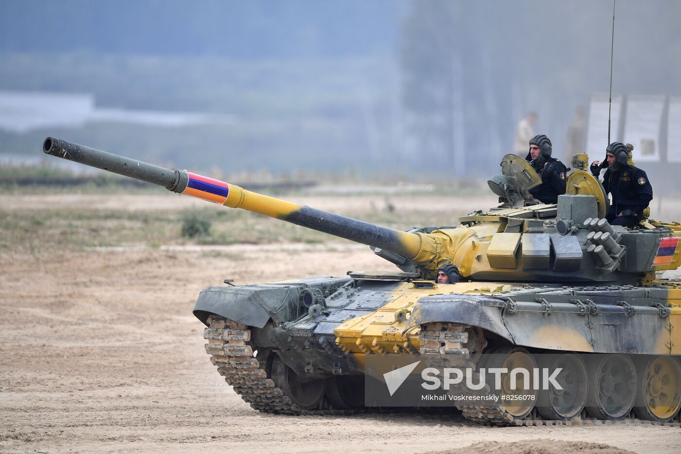 Russia Army Games Tank Biathlon