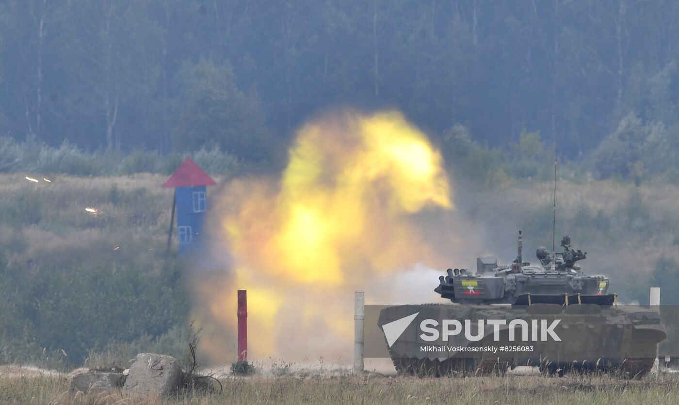 Russia Army Games Tank Biathlon