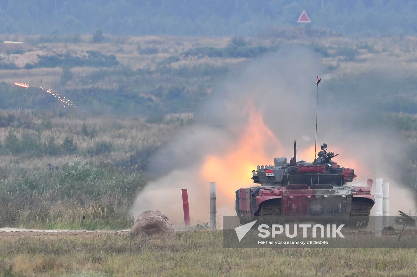 Russia Army Games Tank Biathlon