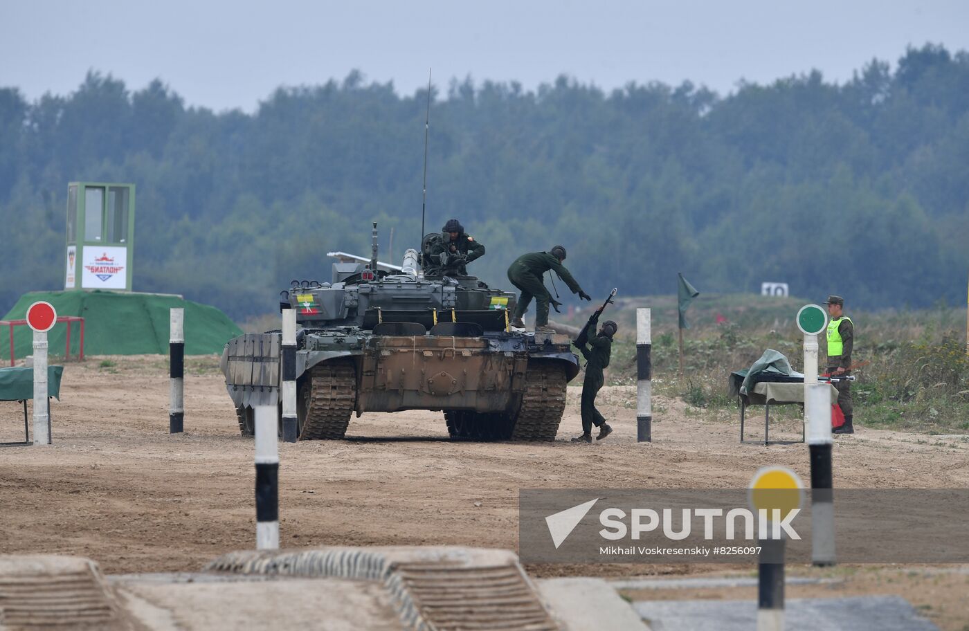 Russia Army Games Tank Biathlon