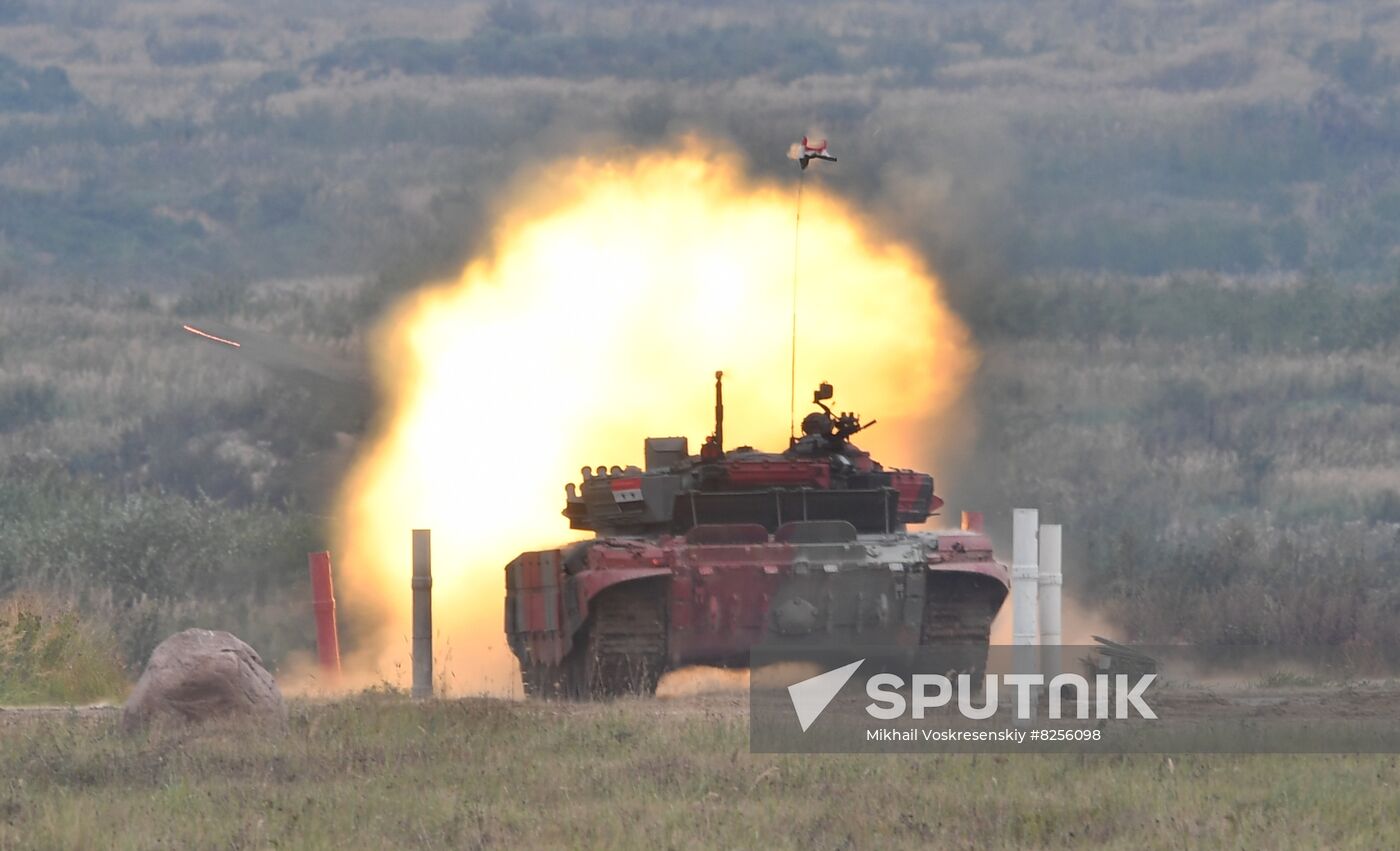 Russia Army Games Tank Biathlon
