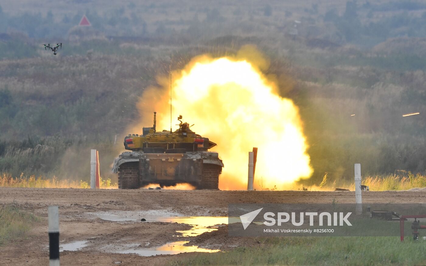 Russia Army Games Tank Biathlon