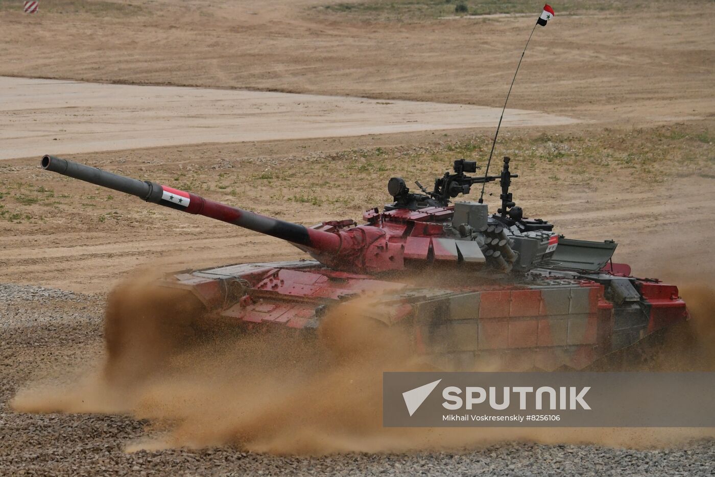 Russia Army Games Tank Biathlon