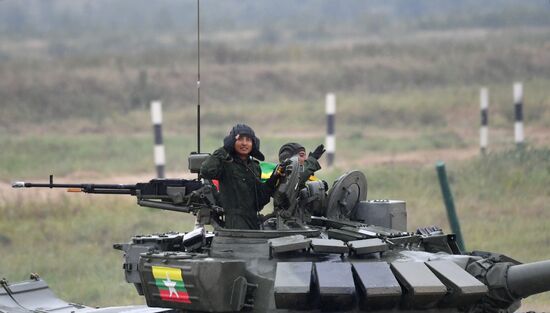 Russia Army Games Tank Biathlon