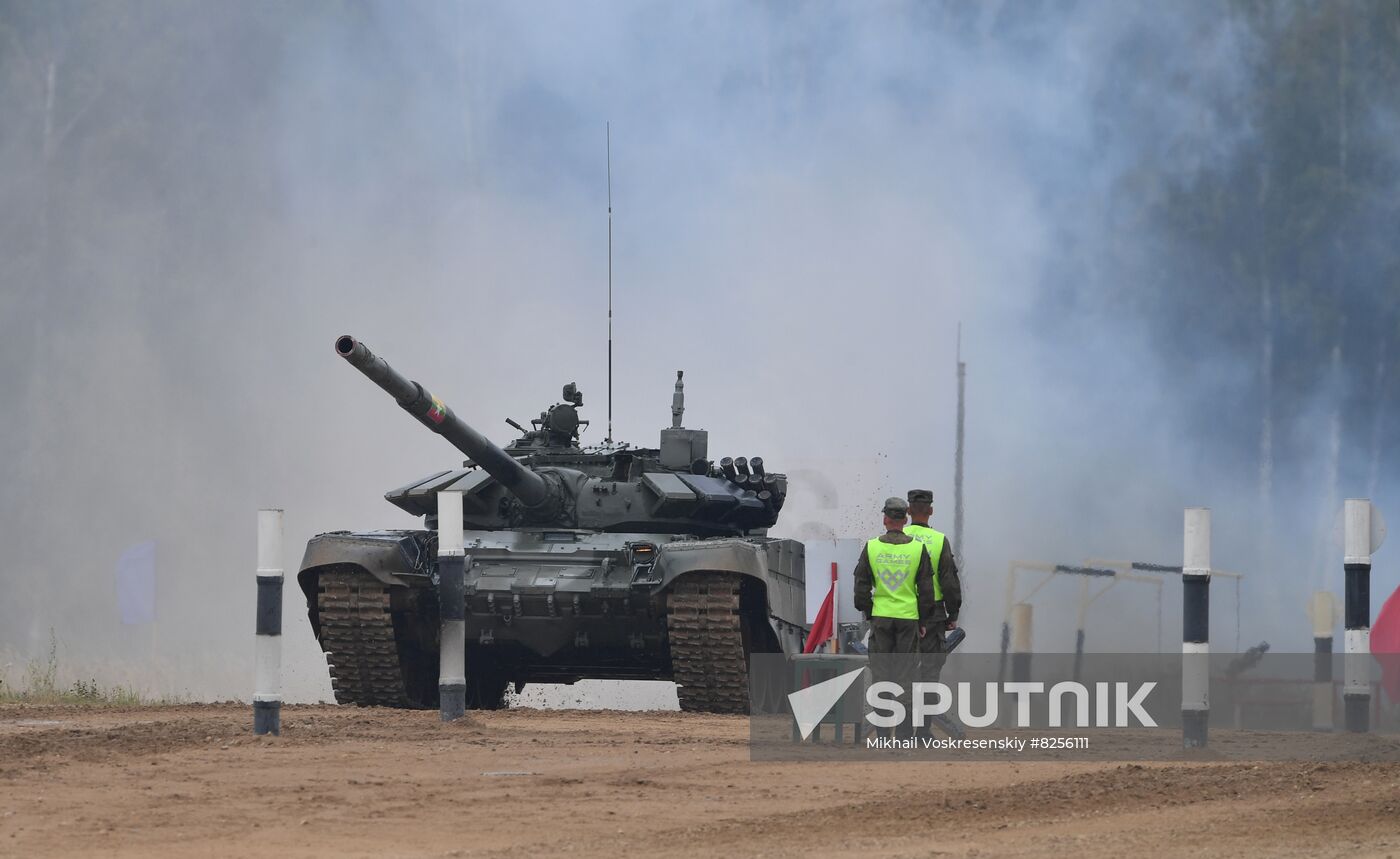 Russia Army Games Tank Biathlon