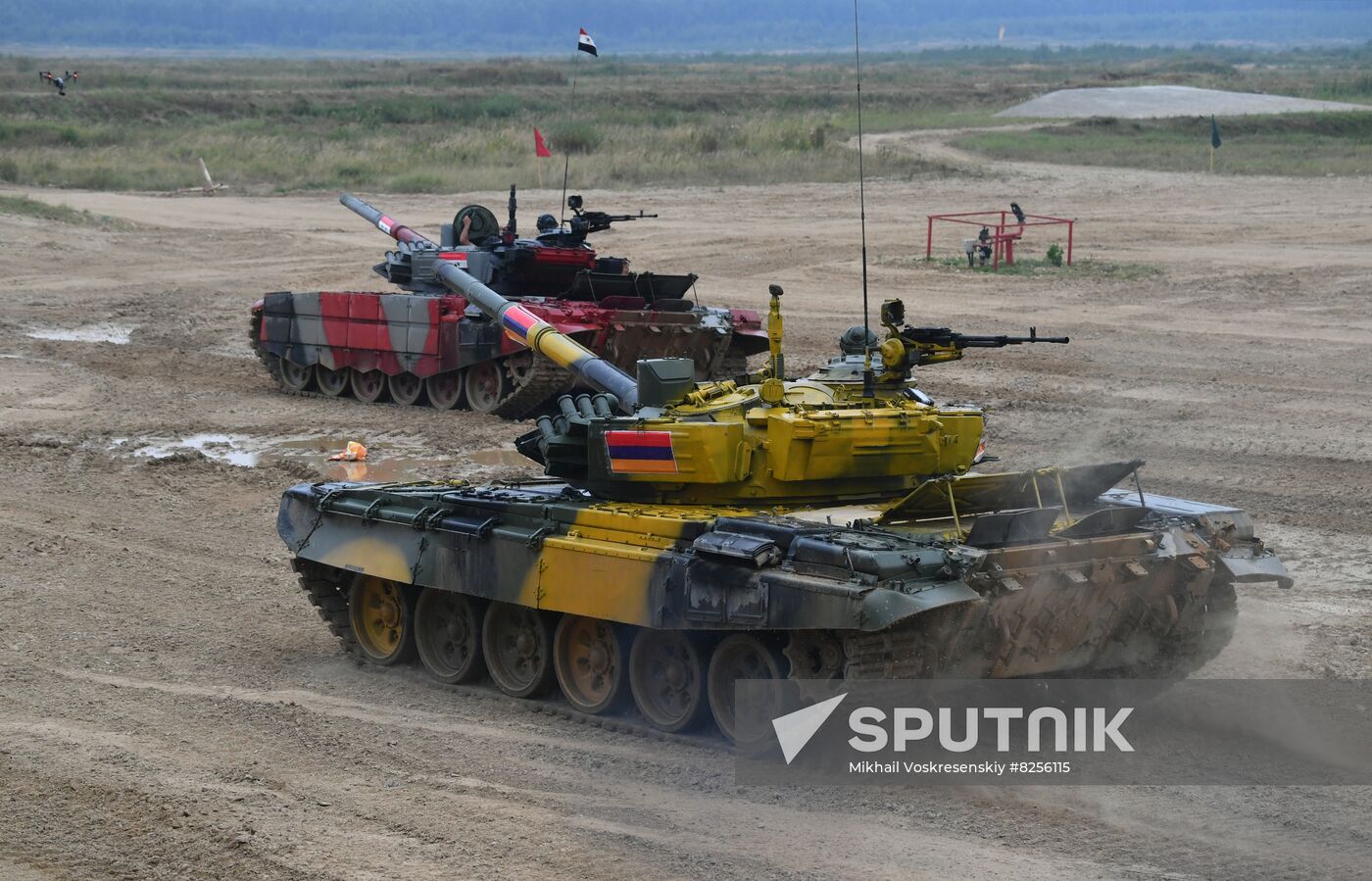 Russia Army Games Tank Biathlon