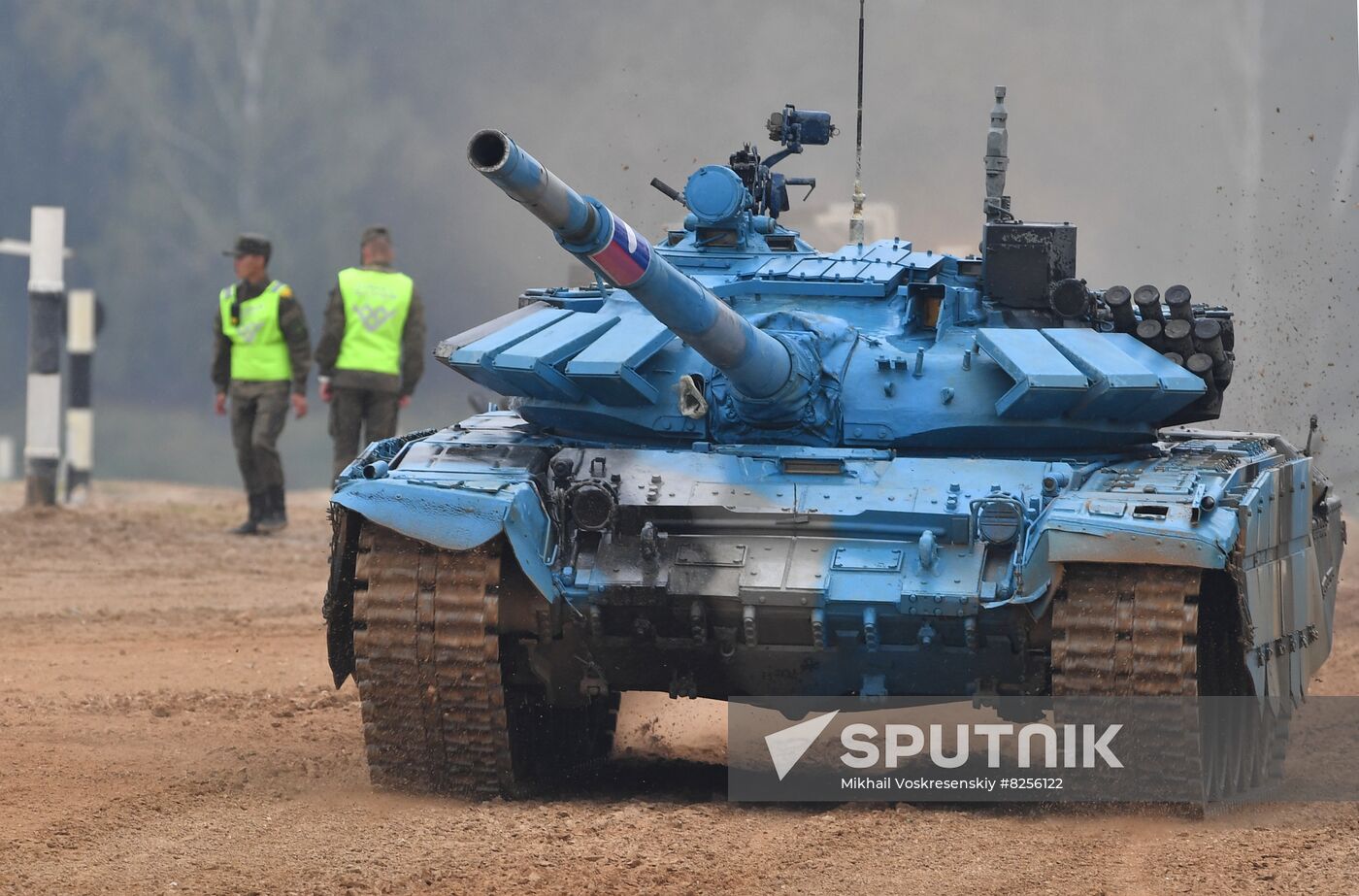 Russia Army Games Tank Biathlon