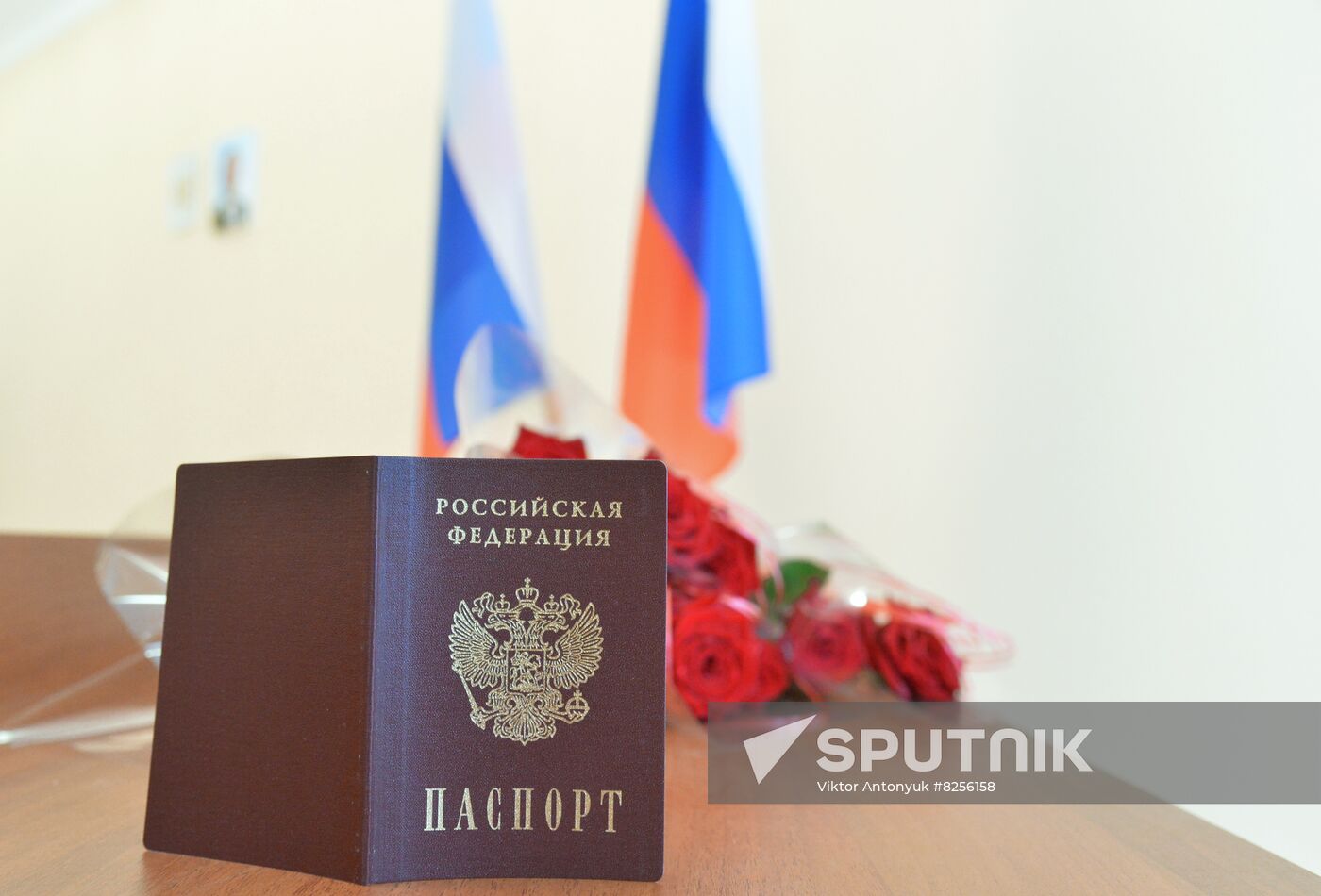 Ukraine Russia Military Operation Passports Handing