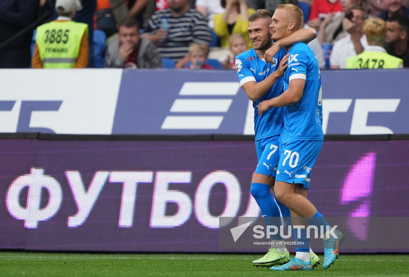 Russia Soccer Premier-League Dynamo - Spartak