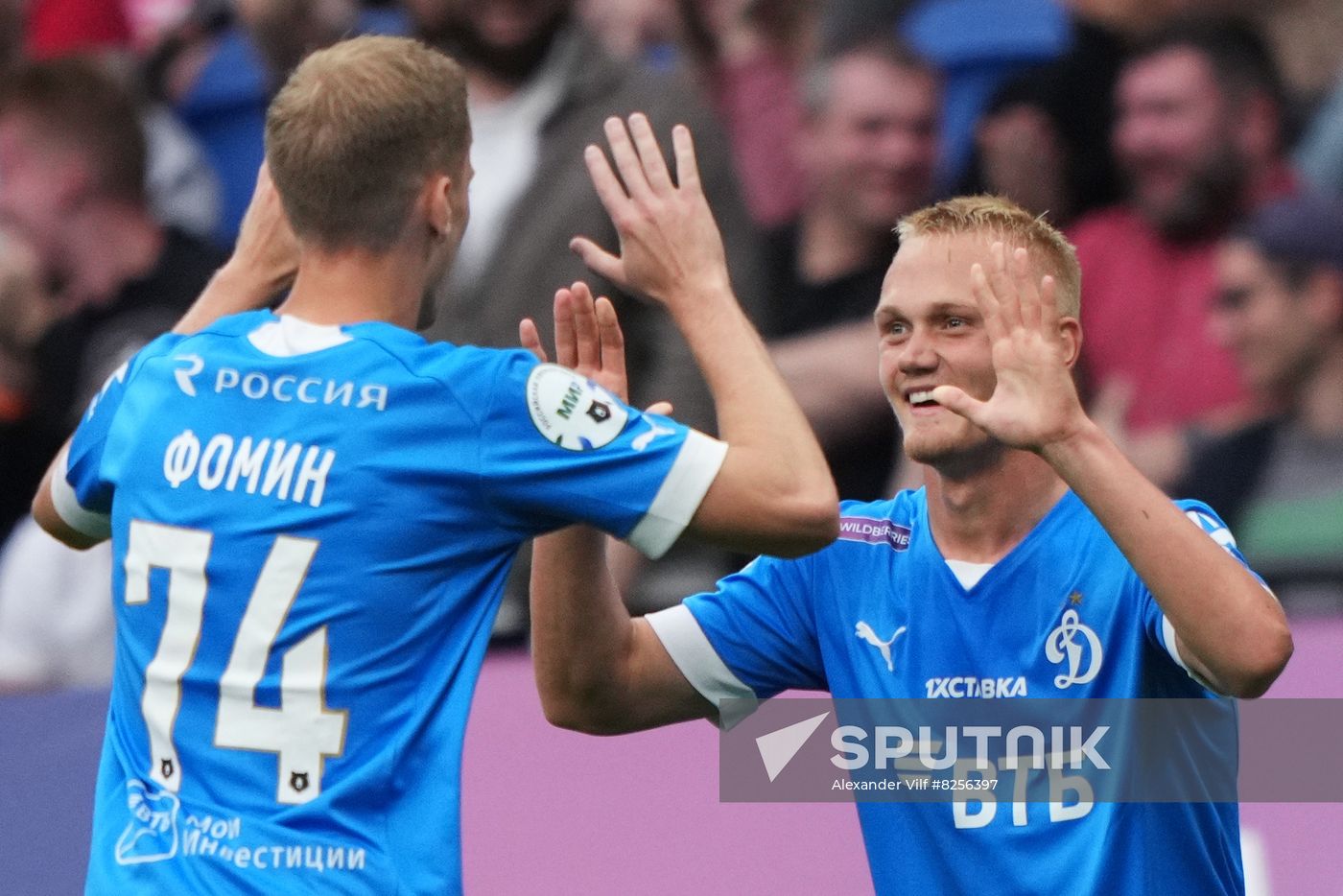 Russia Soccer Premier-League Dynamo - Spartak