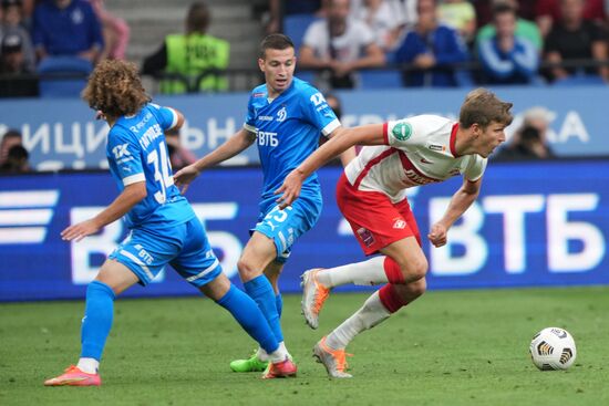 Russia Soccer Premier-League Dynamo - Spartak