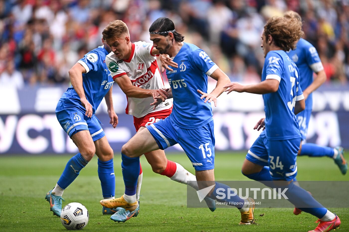 Russia Soccer Premier-League Dynamo - Spartak