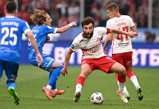 Russia Soccer Premier-League Dynamo - Spartak