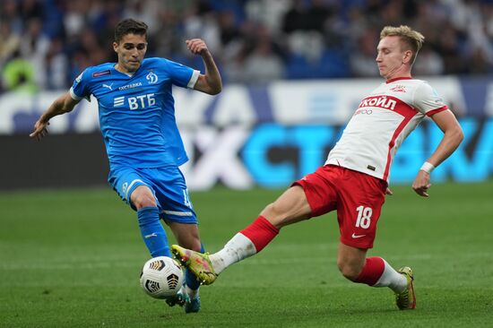 Russia Soccer Premier-League Dynamo - Spartak