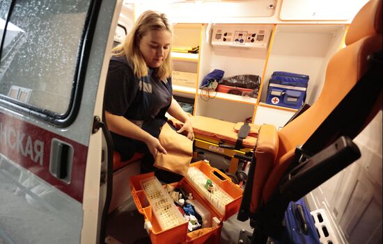 DPR Russia Ukraine Military Operation Ambulance
