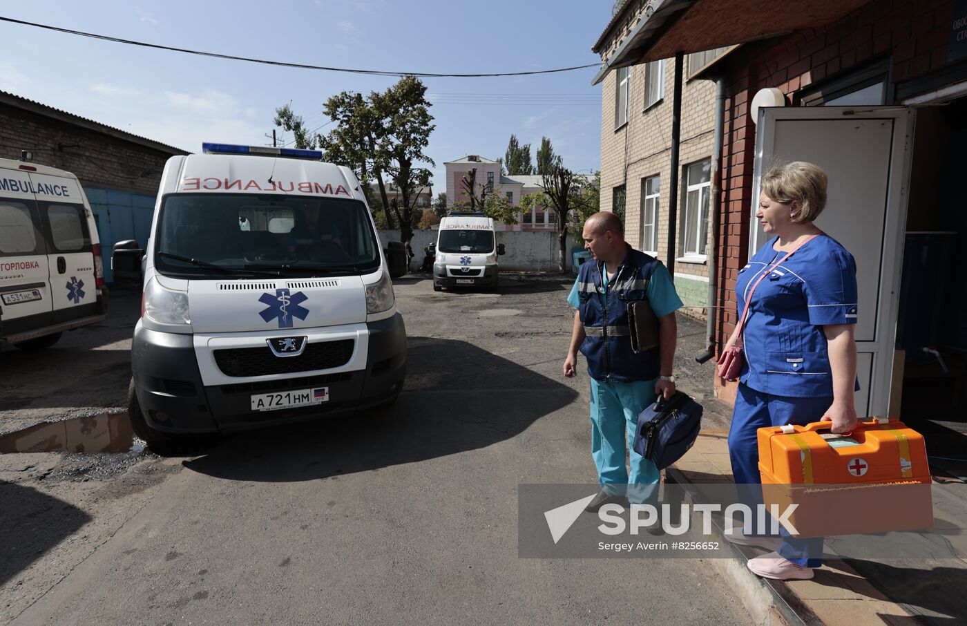 DPR Russia Ukraine Military Operation Ambulance