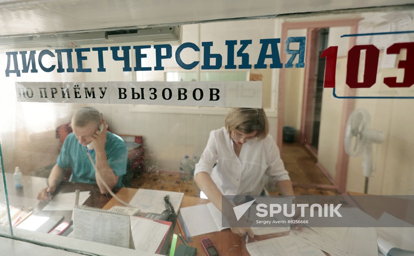 DPR Russia Ukraine Military Operation Ambulance