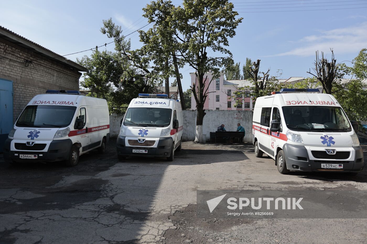 DPR Russia Ukraine Military Operation Ambulance