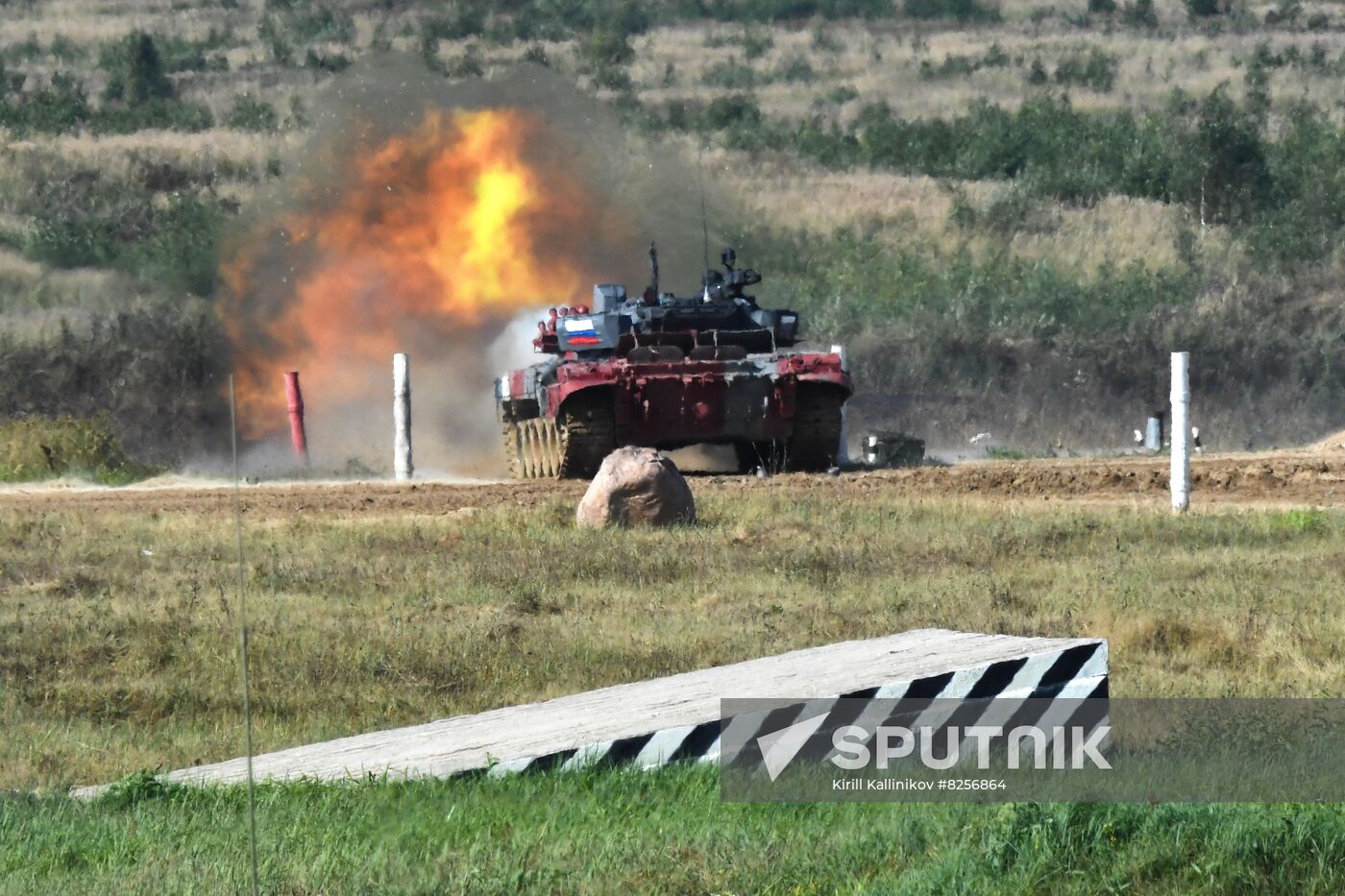 Russia Army Games Tank Biathlon