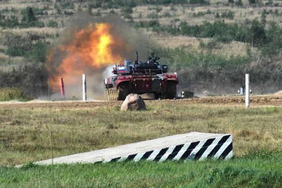 Russia Army Games Tank Biathlon