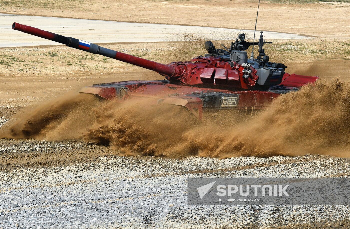 Russia Army Games Tank Biathlon