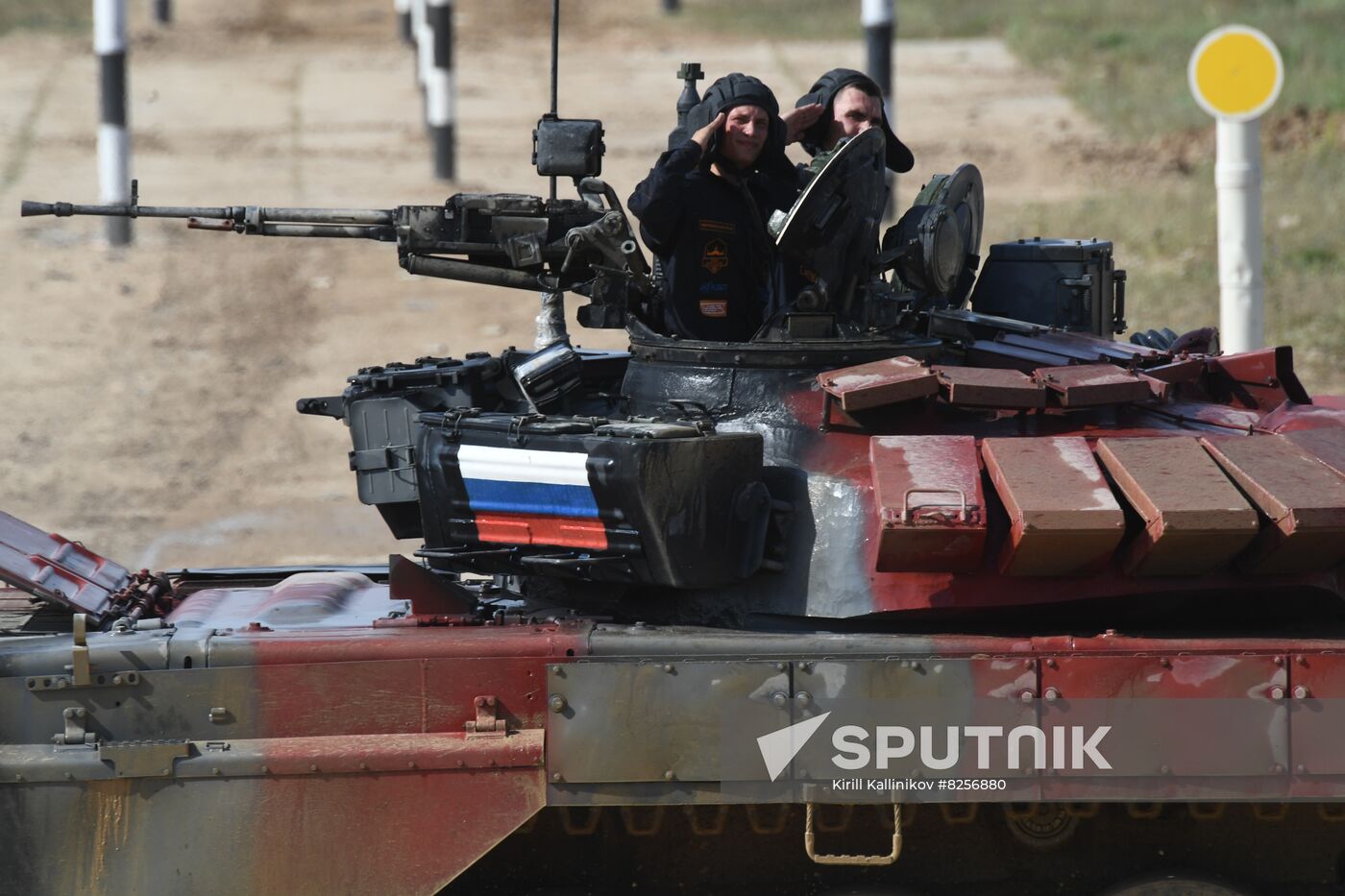 Russia Army Games Tank Biathlon