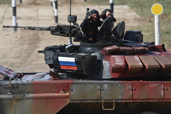 Russia Army Games Tank Biathlon