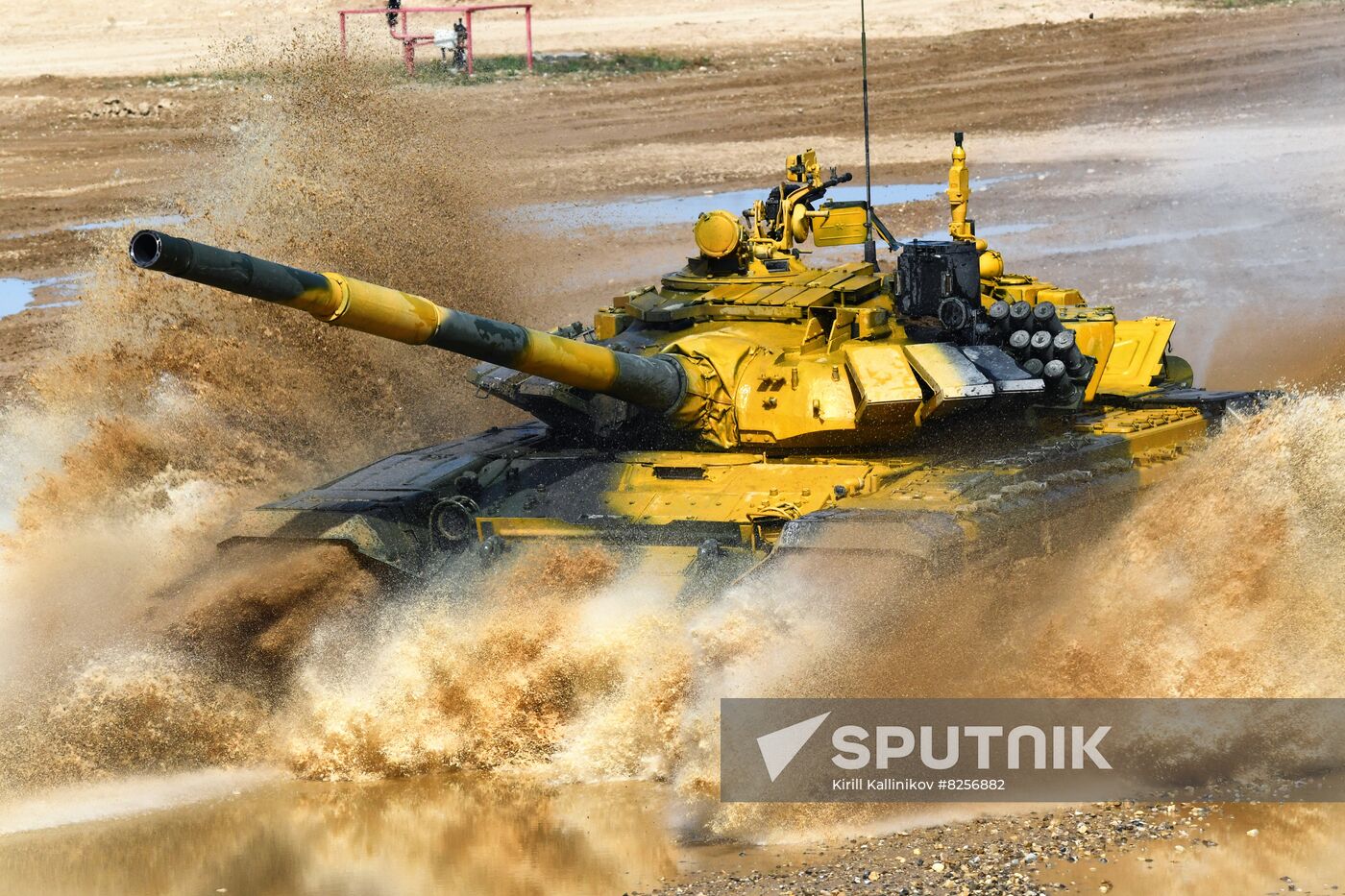 Russia Army Games Tank Biathlon