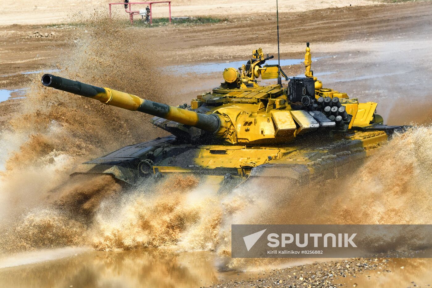 Russia Army Games Tank Biathlon