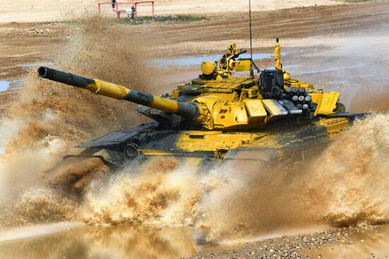 Russia Army Games Tank Biathlon