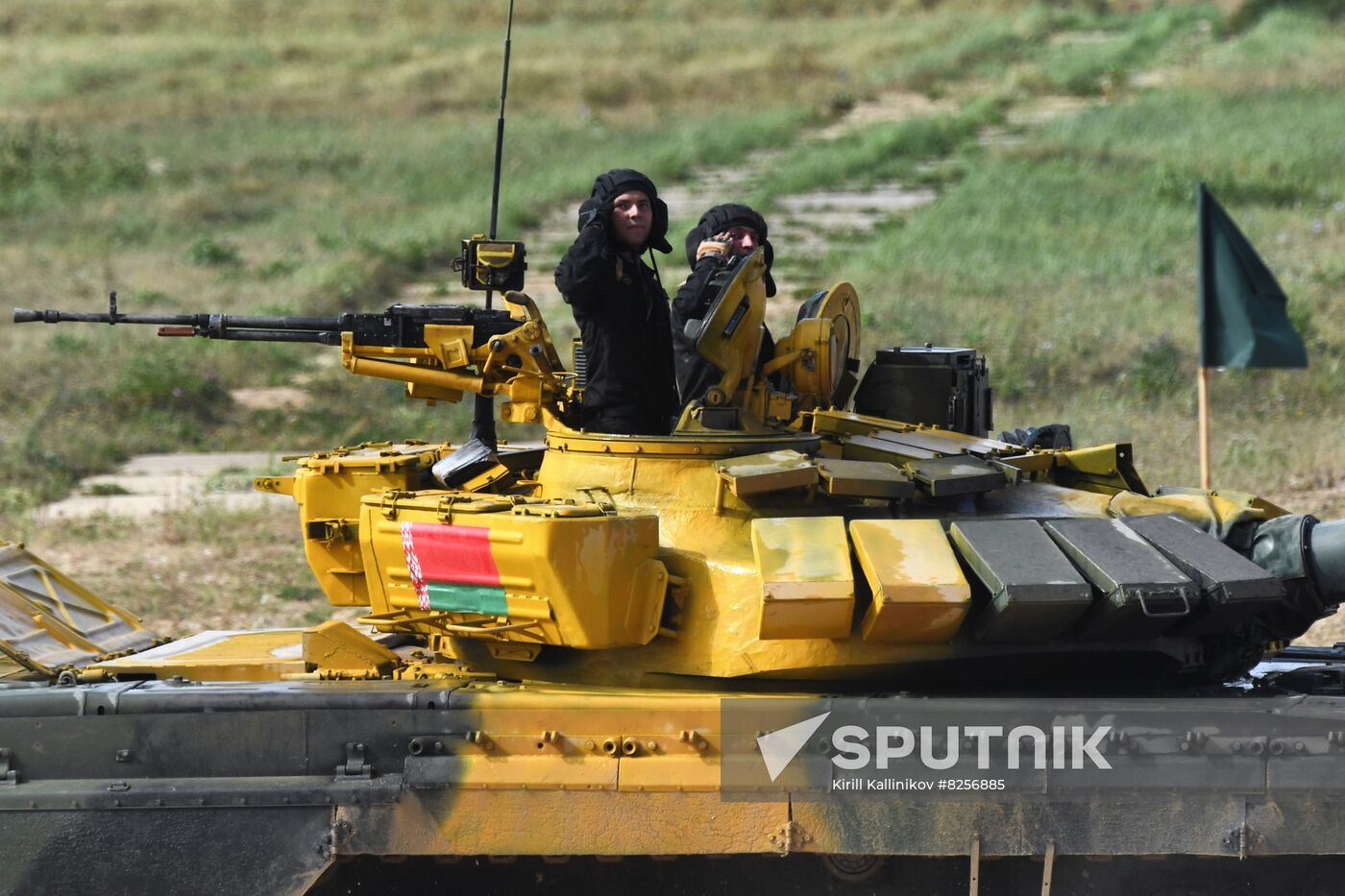 Russia Army Games Tank Biathlon