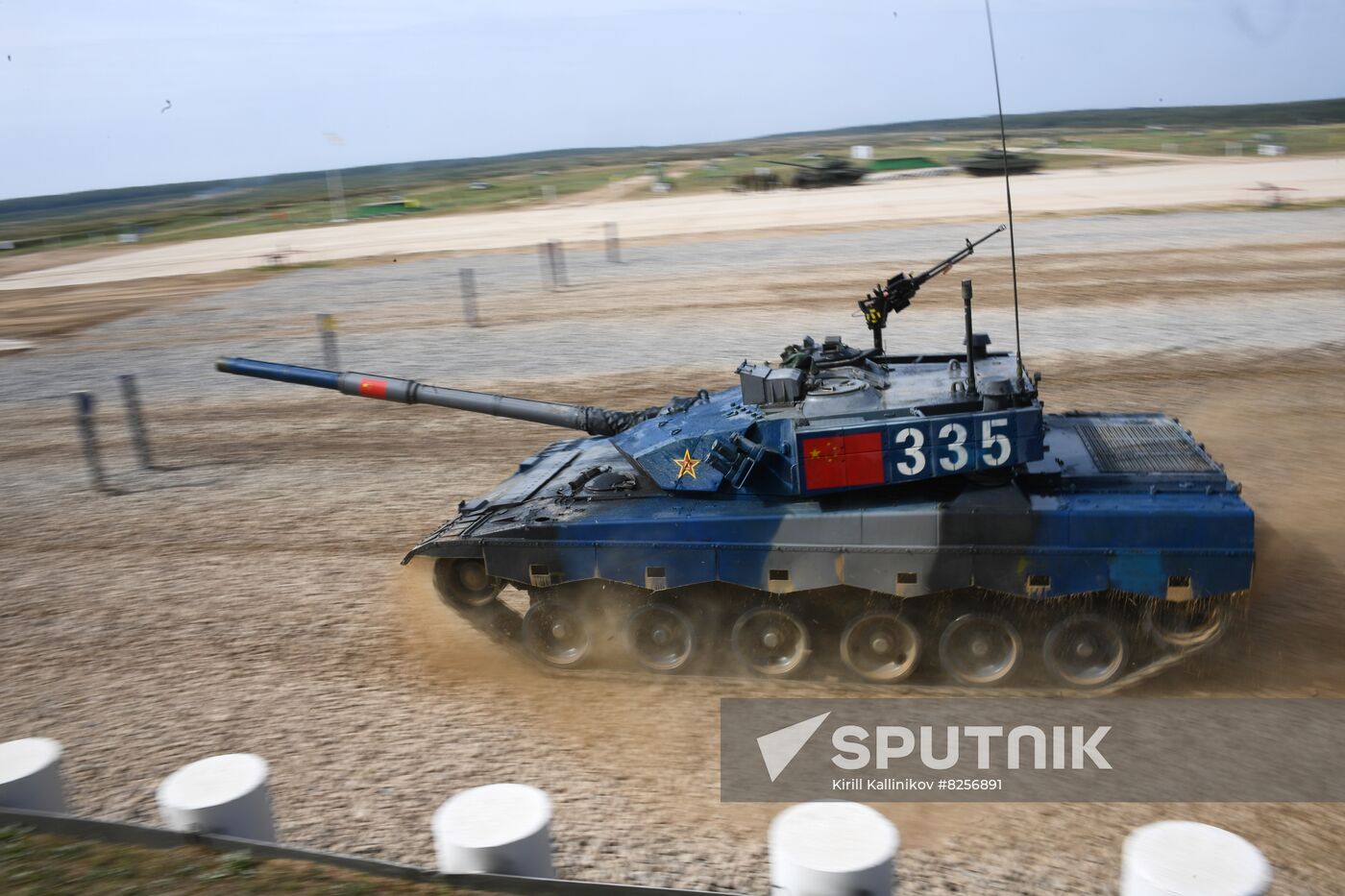 Russia Army Games Tank Biathlon
