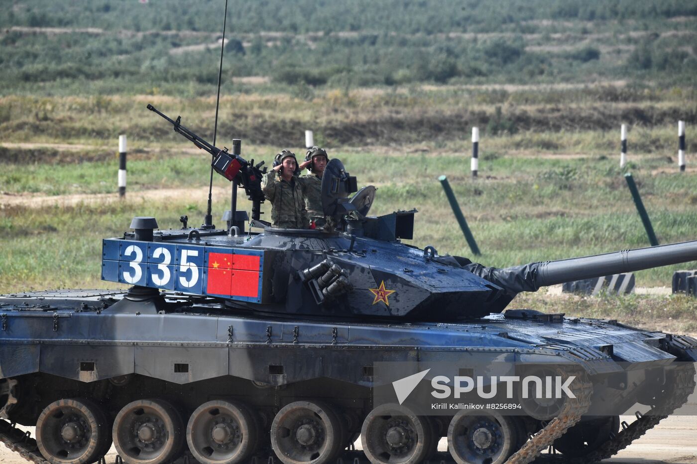 Russia Army Games Tank Biathlon