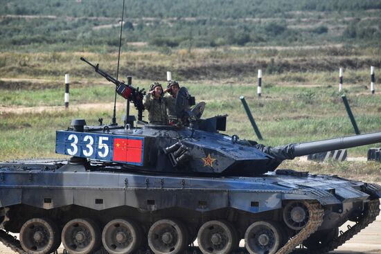 Russia Army Games Tank Biathlon