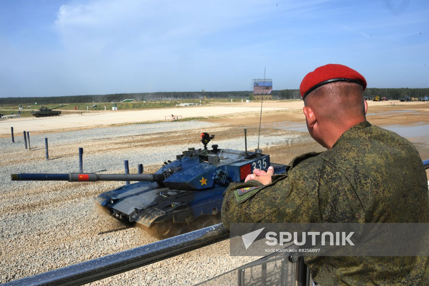 Russia Army Games Tank Biathlon