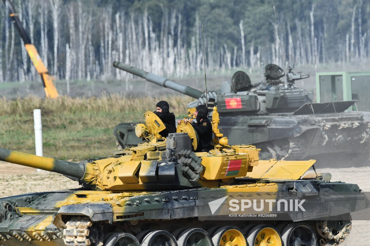 Russia Army Games Tank Biathlon