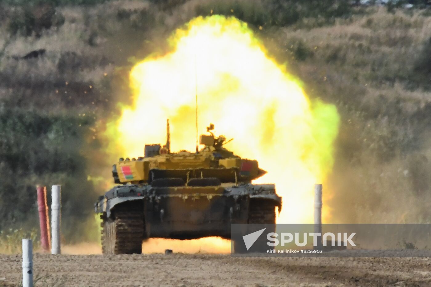Russia Army Games Tank Biathlon