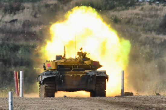 Russia Army Games Tank Biathlon