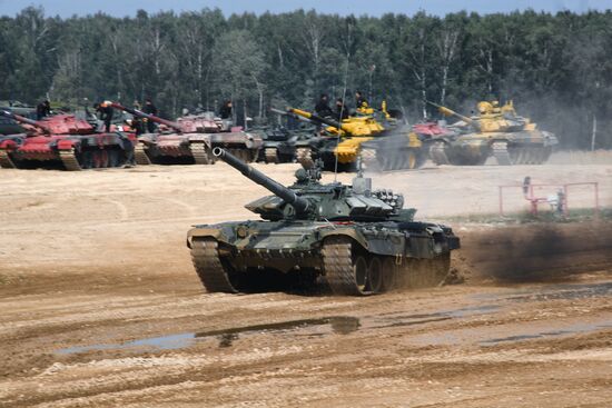 Russia Army Games Tank Biathlon